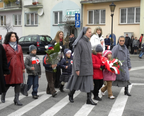 Obchody Święta Niepodległości - Środa Śląska 2010