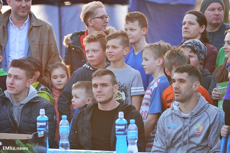 Spotkanie z piłkarzami Miedzi Legnica w Damianowie