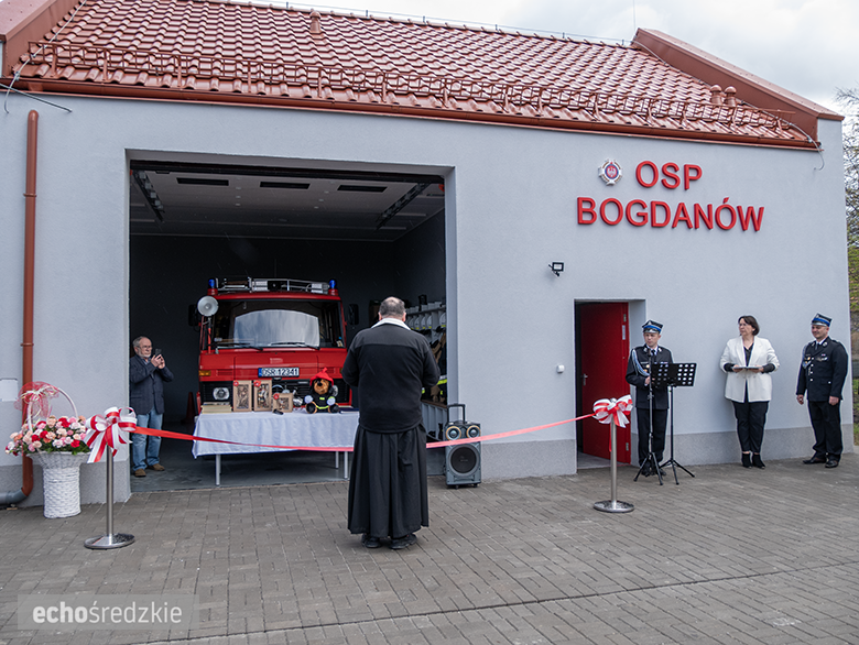 Uroczyste otwarcie remizy i świetlicy w Bogdanowie