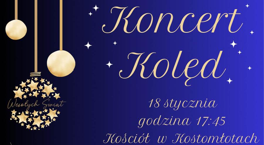 Koncert kolęd w kościele w Kostomłotach