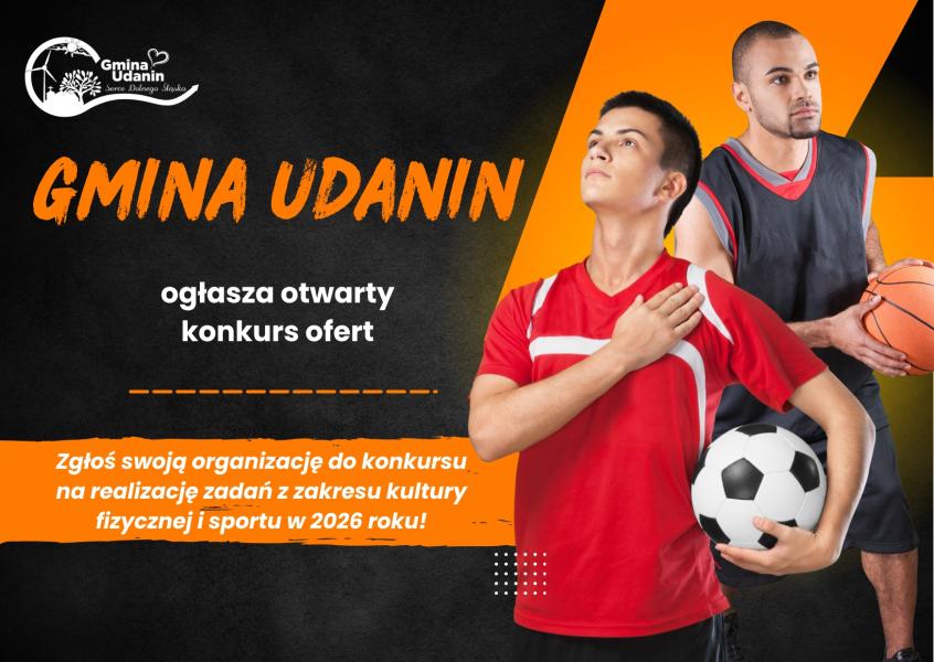 Otwarty konkurs ofert na sport w Gminie Udanin. Do rozdysponowania 100 tys. zł