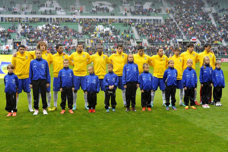 Mecz Japonia – Brazylia na wrocławskim stadionie