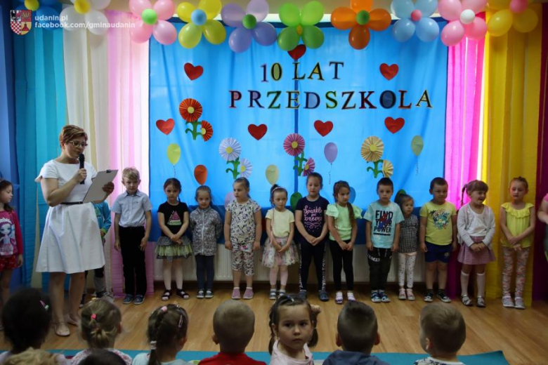 10-lecie przedszkola w Ujeździe Górnym