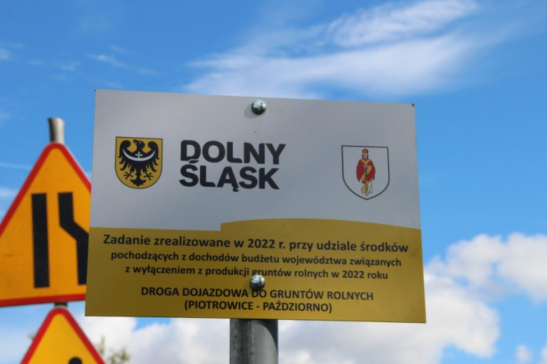 Odebrano I etap przebudowy drogi gminnej relacji Piotrowice – Paździorno