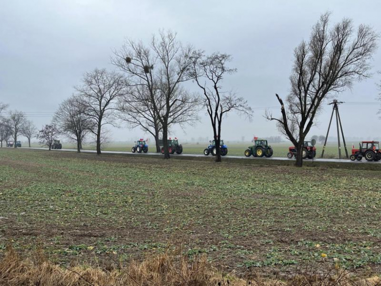 Protest rolników w gminie Kostomłoty