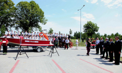 Zakup łodzi ratowniczej dla OSP w Lutyni