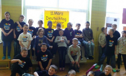 Lekcja po niemiecku w ramach projektu