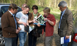 Kontrole wałów i powódź w Głosce (2010)