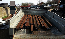 Z nieczynnego szlaku PKP ukradli dziewięć ton torów