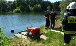 Ćwiczenia strażackie w Mrozowie