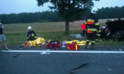 6 osób poszkodowanych w wypadku - FOTO
