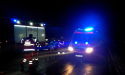 Strażak po służbie pierwszy udzielał pomocy rannym