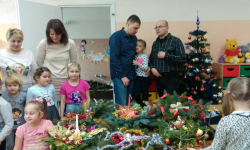 Warsztaty świąteczne w Przedszkolu Publicznym w Ciechowie