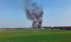 Pożar nieużytków w Wilkszynie