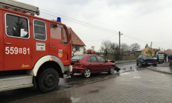 Zderzenie czołowe w Udaninie