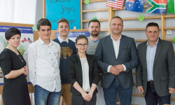 Wzięli udział w konkursie z języka angielskiego