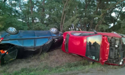 Dwie osoby poszkodowane w wypadku samochodowym