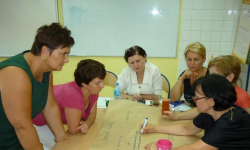 Debata uczniów, rodziców i nauczycieli w szkole w Udaninie