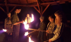 Harcerze z czterech miejscowości biwakowali w Miękinia