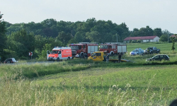 Koło Kwietna dachował samochód. Poszkodowana została 60-letnia kobieta