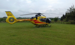 Strażacy ponownie zabezpieczali lądowisko dla LPR