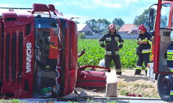 Śmiertelny wypadek przed Udaninem