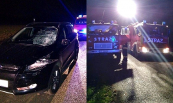 Śmiertelny wypadek koło Pichorowic. Osobówka potrąciła dwóch mężczyzn