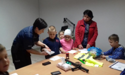 Przedszkolaki z wizytą w średzkiej komendzie policji