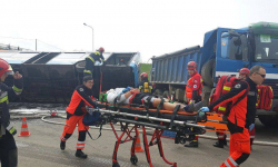 Ochotnicy z Ujazdu Górnego wzięli udział w ćwiczeniach na budowanym odcinku drogi S3