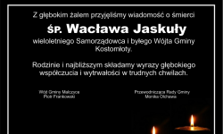 Przedstawiciele gminy Malczyce składają kondolencje rodzinie i bliskim