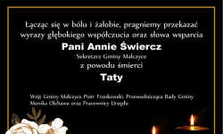 Kondolencje od pracowników Urzędu Gminy Malczyce dla rodziny