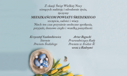 Wielkanocne życzenia od władz Powiatu Średzkiego