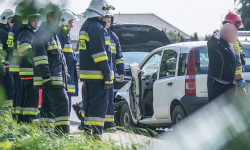 Wypadek w Ciechowie. Zderzenie czołowe dwóch aut
