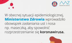 Od dziś obowiązkowo zasłaniamy usta i nos. W których miejscach?