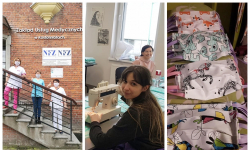 Wyciągnęły maszyny do szycia i walczą z pandemią