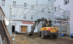 Zgodnie z planem przebiegają prace remontowe w budynku średzkiego szpitala