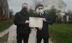 Grzegorz Macko z wizytą w gminie Udanin