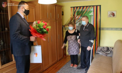 Złoty Jubileusz małżeństwa państwa Makowskich w gminie Udanin