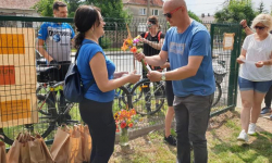 40 osób wzięło udział w Rodzinnej Rowerowej Grze Terenowej