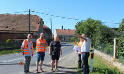 Spotkanie z przedstawicielami DSDiK w sprawie przebudowy drogi w Lusinie