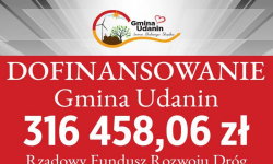 Ponad 316 tys. zł dla gminy Udanin w ramach Rządowego Funduszu Rozwoju Dróg