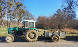 Pracownicy Taurona zatrzymali 63-latka, który prowadził ciągnik i spowodował kolizję. Był pijany