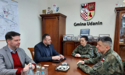 Gmina Udanin: Spotkanie z przedstawicielami 16. Dolnośląskiej Brygady Obrony Terytorialnej