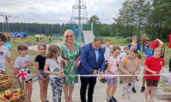 Podczas obchodów Dnia Dziecka otwarto nowy plac zabaw w Wilkszynie