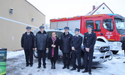 OSP Pichorowice z nowym samochodem. Jednostka została przyjęta w struktury KSRG