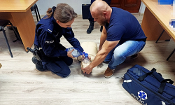Średzcy funkcjonariusze doskonalili swoją wiedzę i umiejętności z zakresu pierwszej pomocy