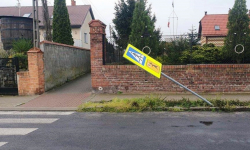 Kolejny akt wandalizmu przy drogach powiatowych. Tym razem w gminie Malczyce