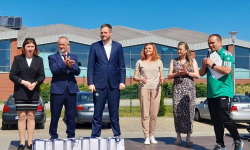 Minister Cyfryzacji Janusz Cieszyński odwiedził wczoraj Środę Śląską