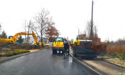 Malczyce: Trwają prace związane z przebudową ulicy Sienkiewicza. Przy domu kultury staną altany