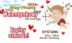Walentynkowy Bieg w Wilkszynie już 10 lutego. Zapisy trwają